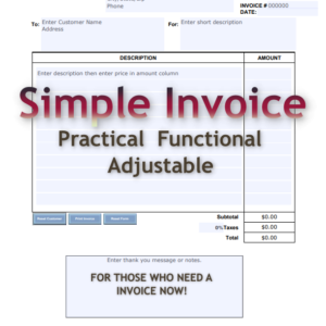 Simple Invoice